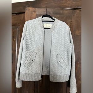 Anthropologie Quilted Bomber